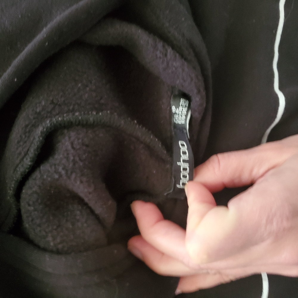 California black hoodie size 6 boohoo brand - Picture 3 of 3